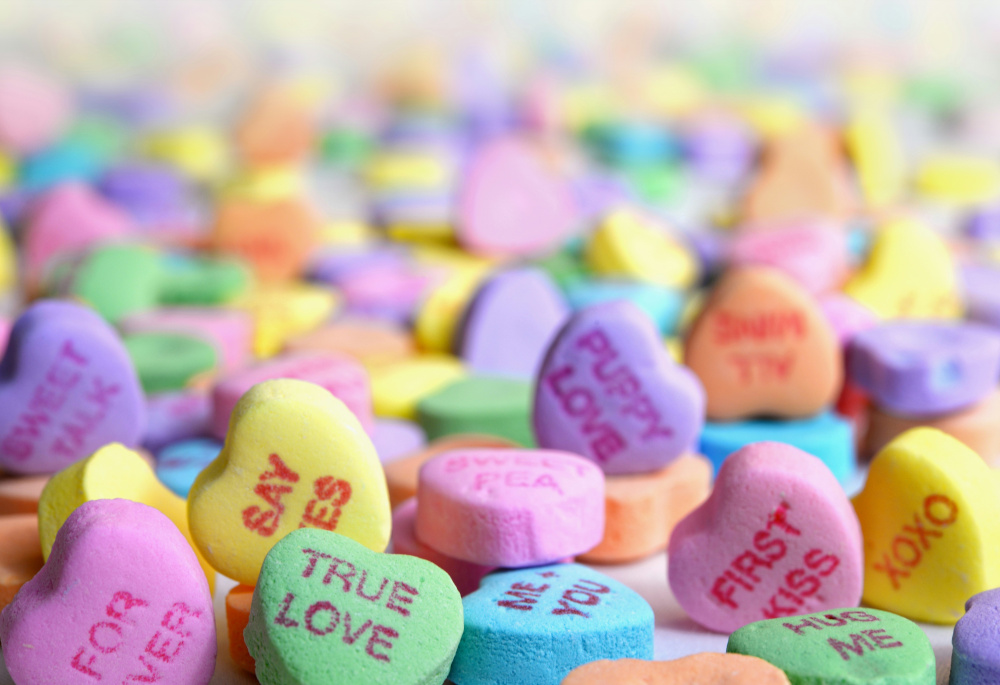 Valentines backdrop.